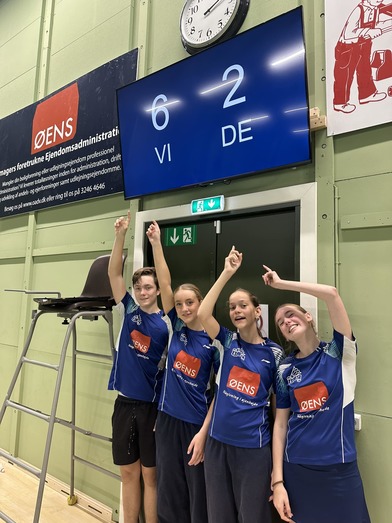 Glade U15 spillere efter en god holdkamp Glade U15 spillere efter en god holdkamp