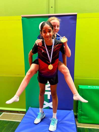 Aadhya i stor hopla!