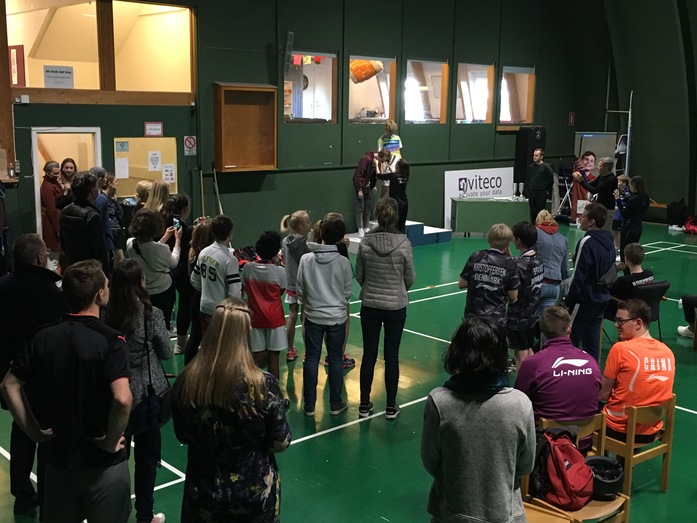 Medaljeceremoni ved klubmesterskab 2019 i BC37 Medaljeceremoni ved klubmesterskab 2019 i BC37